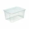 Aufbewahrungsbox - Transparent - 43 Liter -WENKO Geschäft 1002001401 1600Wx1600H 598Wx598H