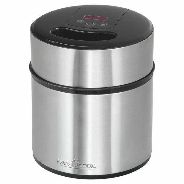 PROFICOOK Eismaschine - Edelstahl-schwarz - 1,5 Liter 3 PROFICOOK Eismaschine - Edelstahl-schwarz - 1,5 Liter