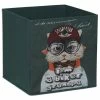 Homara Aufbewahrungsbox - Katze - Grün-bunt - 32x32 Cm -WENKO Geschäft 1015000610 1600Wx1600H 598Wx598H