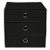 Faltbox - Anthrazit - 3 Schubladen -WENKO Geschäft 1015010301 1600Wx1600H 598Wx598H