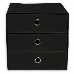 Faltbox - Anthrazit - 3 Schubladen