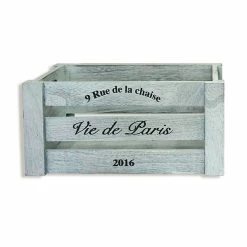 Deko-Holzkiste - Grau - Verschiedene Größen