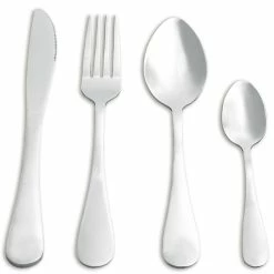 Besteck-Set - Edelstahl - 24-teilig - Rostfrei