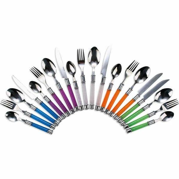 Besteckset - Edelstahl Mit Kunststoffgriff - 24-teilig 3 Besteckset - Edelstahl Mit Kunststoffgriff - 24-teilig