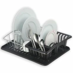 Abtropfgestell - Schwarz - Kunststoff