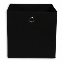 Faltbox - Schwarz - Mit Metallöse - 32x32 Cm