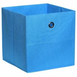 Faltbox - Petrol - Mit Metallöse - 32x32 Cm