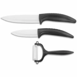 3-teiliges Keramik-Messerset - Inklusive Sparschäler