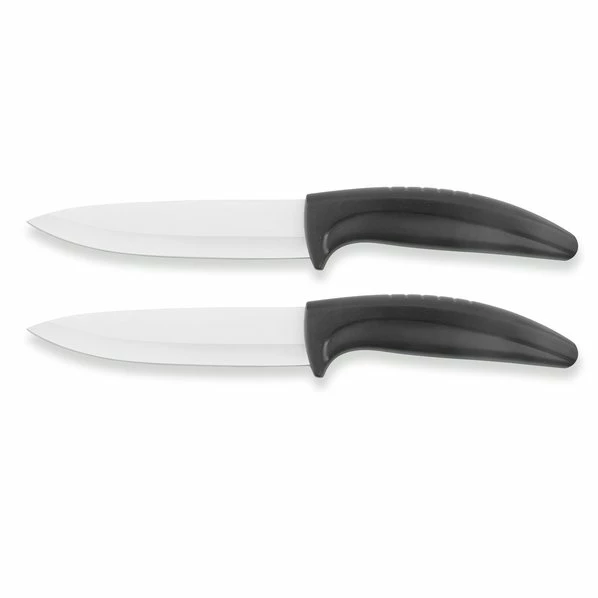 2-teiliges Keramik-Messerset - Schwarz-weiß 3 2-teiliges Keramik-Messerset - Schwarz-weiß