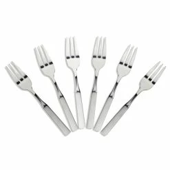 Kuchengabel - Edelstahl - 6 Stück