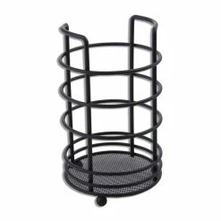 Küchenutensilienhalter - Schwarz - 20 Cm