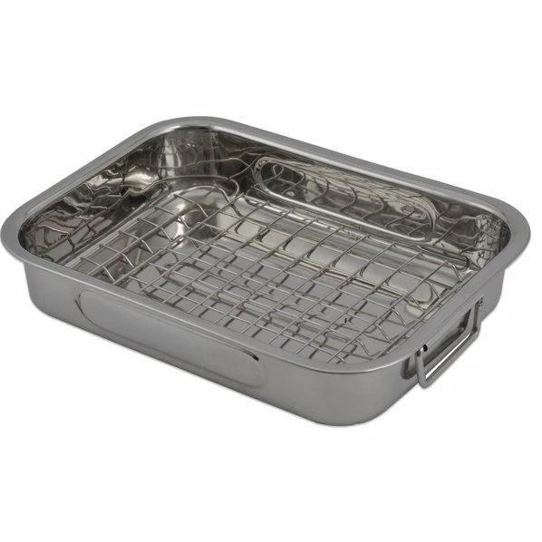 Vierkantbräter - Edelstahl - Mit Rost - 37x27,5 Cm 3 Vierkantbräter - Edelstahl - Mit Rost - 37x27,5 Cm