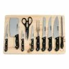 Messerset - 11 Teile - Mit Schneidebrett Aus Holz 2 Messerset - 11 Teile - Mit Schneidebrett Aus Holz -WENKO Geschäft 2278001800 1600Wx1600H 598Wx598H