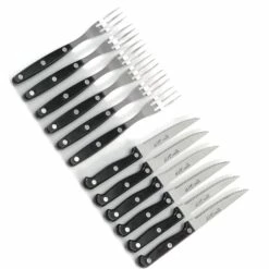 Steakbesteck - Edelstahl - 12-teilig
