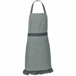 Küchenschürze - Anthrazit-grau - Uni