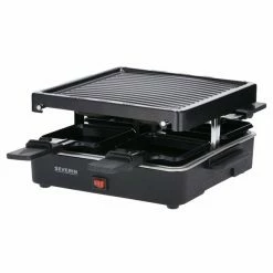 SEVERIN Mini-Raclette-Grill RG 2370 - Schwarz - 600 Watt