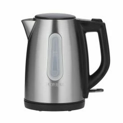 SEVERIN Wasserkocher WK 3469 - Edelstahl-schwarz - 1 Liter