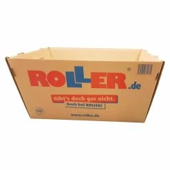 Einkaufskorb - Braun - Wellpappe