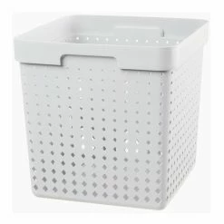 Aufbewahrungskorb - Weiß - 21 Liter