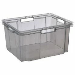 Aufbewahrungsbox - Transparent-monument Grey - 26 Liter