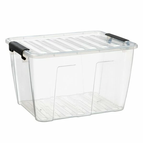 Click-Box - Klar-schwarz - Kunststoff - 15 Liter 3 Click-Box - Klar-schwarz - Kunststoff - 15 Liter