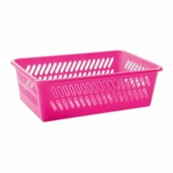 Haushaltskorb - Pink - Kunststoff - 25,3 Cm