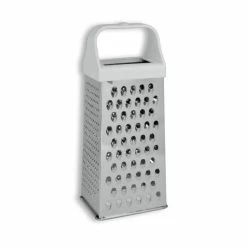 Küchenreibe - Vierkantreibe - Edelstahl - 19 Cm