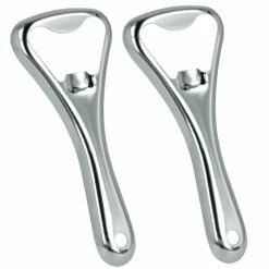 2er-Set Flaschenöffner - Silber - Stahl