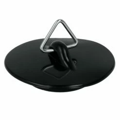 Abflussstöpsel - Schwarz - Ø 5 Cm