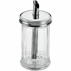Zuckerstreuer - Glas-Edelstahl - 320 Ml