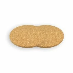 2er Set Topfuntersetzer - Kork - Ø 20 Cm