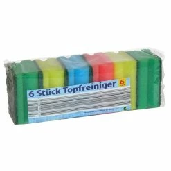 6er Pack Topfreiniger - 4 Farben