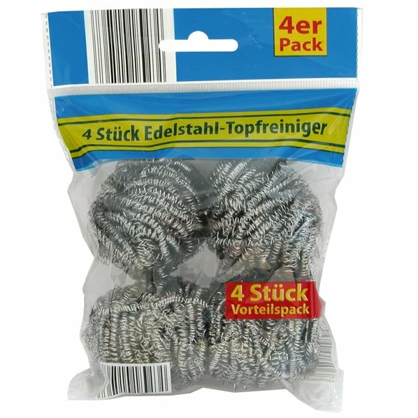 4er Pack Topfreiniger - Edelstahl 3 4er Pack Topfreiniger - Edelstahl