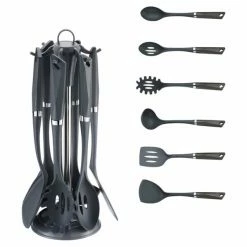 7-teiliges Küchenhelfer-Set - Grau - Nylon