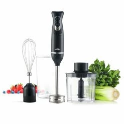 SCHÄFER Stabmixerset - Schwarz - Edelstahl-Kunststoff