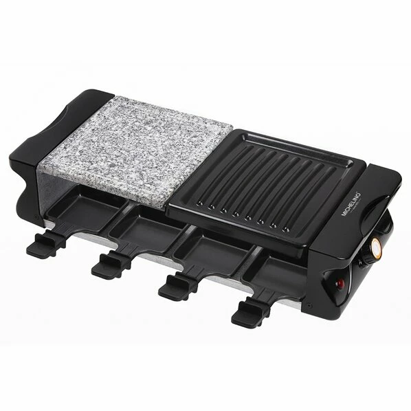 MICHELINO Raclette 74383 - Schwarz - 8 Pfännchen 3 MICHELINO Raclette 74383 - Schwarz - 8 Pfännchen