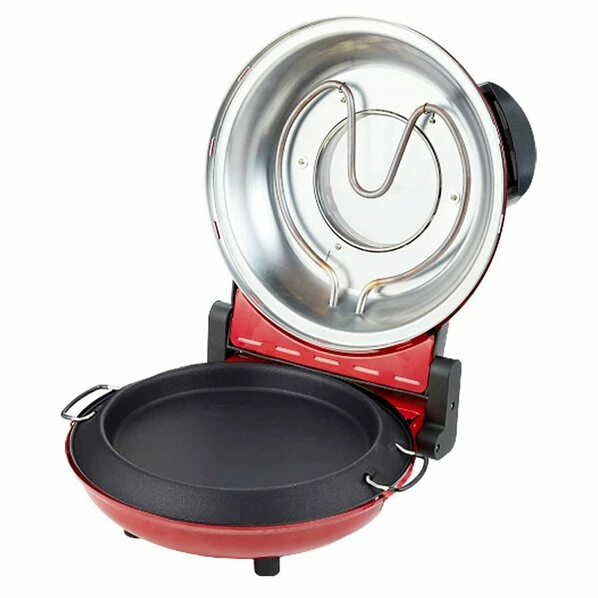 SCHÄFER Pizzaofen - Rot - 1200 Watt 3 SCHÄFER Pizzaofen - Rot - 1200 Watt