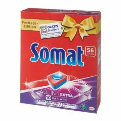 SOMAT 10 Spülmaschinen-Tabs - All In One Extra - 56 Tabs