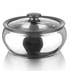 MAXXMEE Thermo-Schüssel - Stahl-grau - 1800 Ml