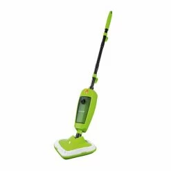 CLEANmaxx Dampfbesen - Limegreen-schwarz - 1000 Watt