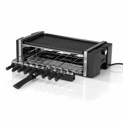 MAXXMEE Multi-Raclette-Grill - Schwarz - Edelstahl