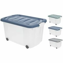 Rollbox - Sortiert - Mit Rollen - 45 Liter