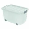 Rollbox - Transparent - Mit Rollen - 45 Liter -WENKO Geschäft 2810006900 1600Wx1600H 598Wx598H