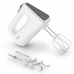 KRUPS Handmixer GN 4001 - Weiß-grau - 450 Watt