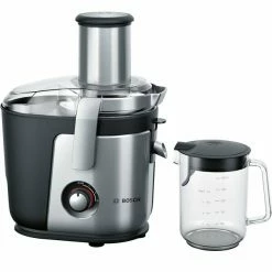 BOSCH Entsafter MES4010 - Silber - Mit Saftbehälter