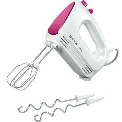 BOSCH Handmixer MFQ2210P - Weiß-pink - Kunststoff - 4 Stufen