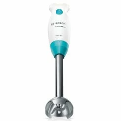 BOSCH Stabmixer MSM2410DW - Weiß-türkis - Edelstahl - 37,5 Cm