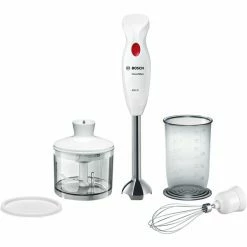 BOSCH Stabmixerset MSM24500 - Weiß - Glas-Edelstahl-Kunststoff
