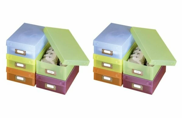 WENKO 10er-Set Aufbewahrungsbox - Mit Deckel 3 WENKO 10er-Set Aufbewahrungsbox - Mit Deckel