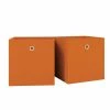 2er-Set Faltboxen BOXAS - Orange - Quadratisch -WENKO Geschäft 9001658800 1600Wx1600H 598Wx598H